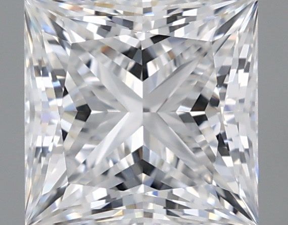1.25 Carat Princess Shaped, Ideal Cut, D Color, VVS2 Clarity, IGI Certified Lab Grown Diamond