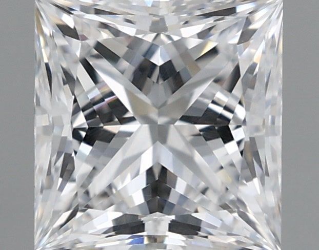 1.09 Carat Princess Shaped, Ideal Cut, D Color, VS2 Clarity, IGI Certified Lab Grown Diamond