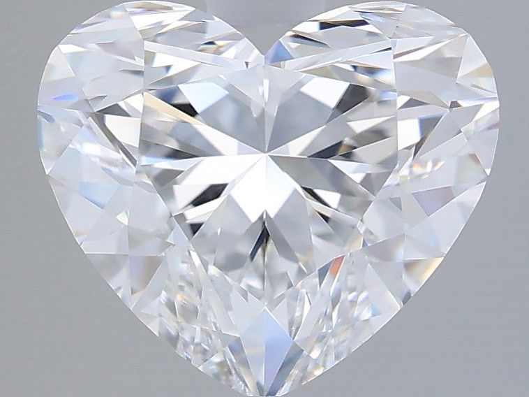 2.56 Carat Heart Shaped, Excellent Cut, D Color, IF Clarity, IGI Certified Lab Grown Diamond