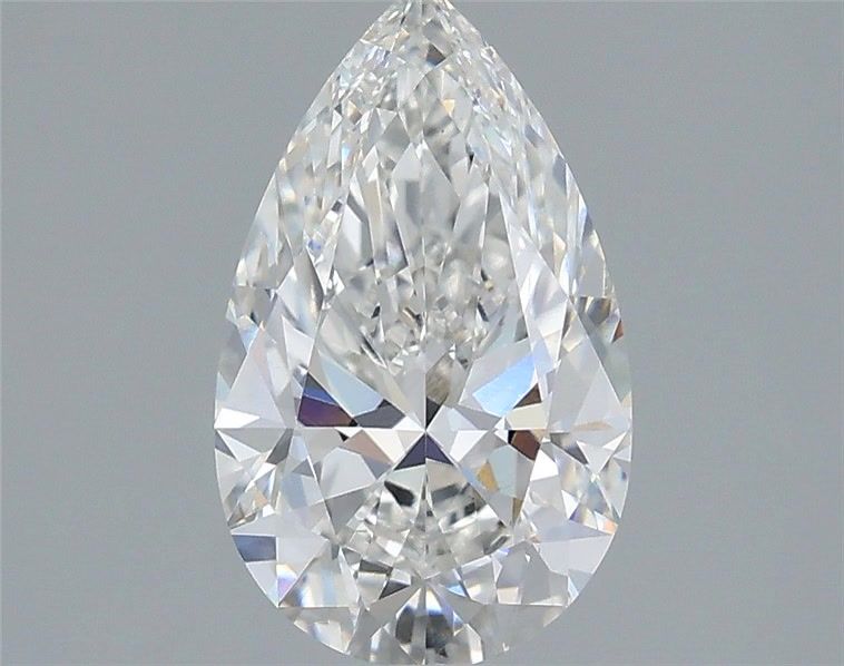 1.47 Carat Pear Shaped, Ideal Cut, F Color, VS1 Clarity, IGI Certified Lab Grown Diamond