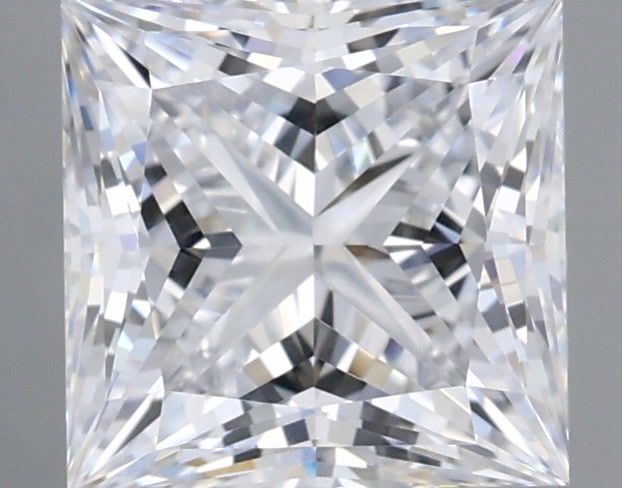 1.10 Carat Princess Shaped, Ideal Cut, E Color, IF Clarity, IGI Certified Lab Grown Diamond