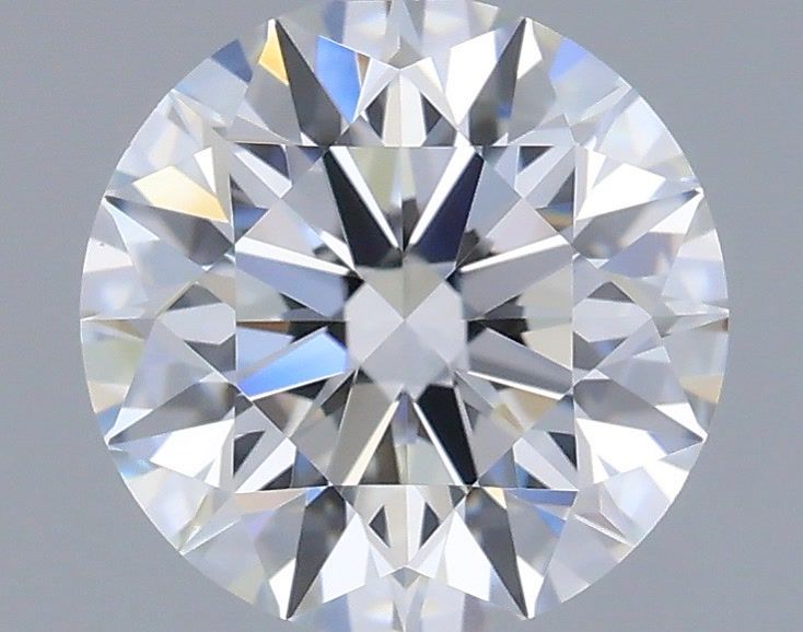 1.24 Carat Round Shaped, Ideal Cut, F Color, VVS2 Clarity, IGI Certified Lab Grown Diamond