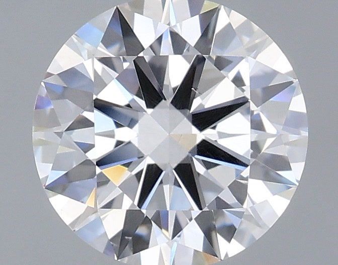 1.70 Carat Round Shaped, Ideal Cut, D Color, VS2 Clarity, IGI Certified Lab Grown Diamond