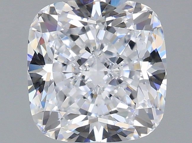 1.50 Carat Cushion Shaped, Very Good Cut, D Color, VVS2 Clarity, IGI Certified Lab Grown Diamond