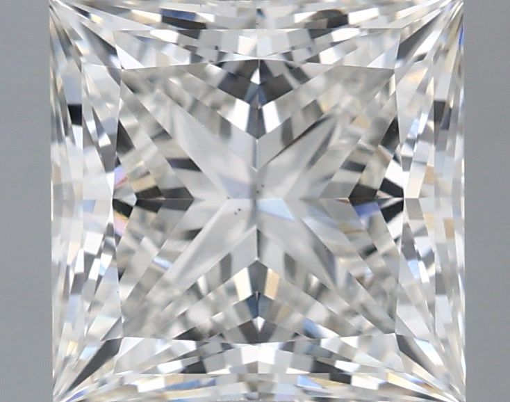 2.72 Carat Princess Shaped, Ideal Cut, G Color, VS1 Clarity, IGI Certified Lab Grown Diamond