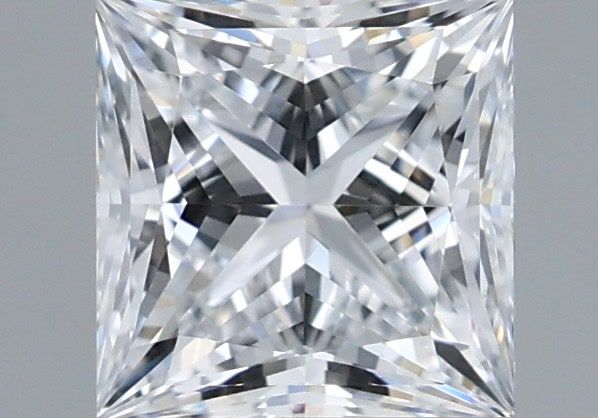 1.09 Carat Princess Shaped, Ideal Cut, E Color, IF Clarity, IGI Certified Lab Grown Diamond