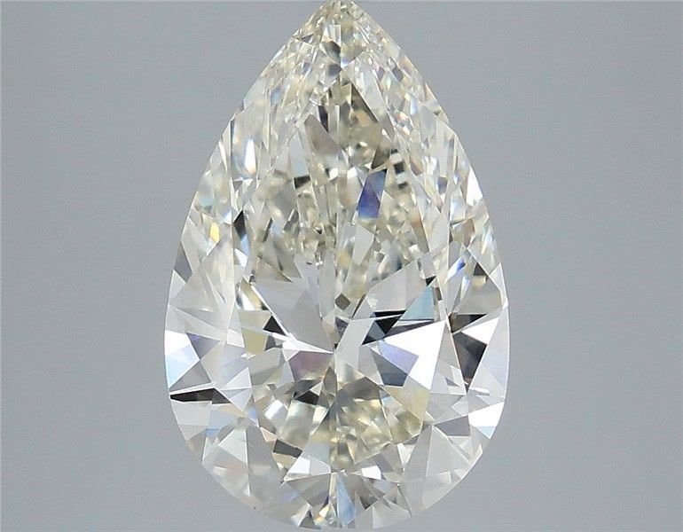 4.08 Carat Pear Shaped, Ideal Cut, I Color, VVS2 Clarity, IGI Certified Lab Grown Diamond