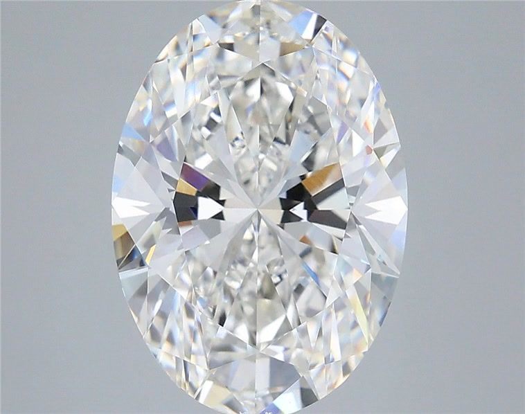 5.08 Carat Oval Shaped, Ideal Cut, G Color, VVS2 Clarity, IGI Certified Lab Grown Diamond