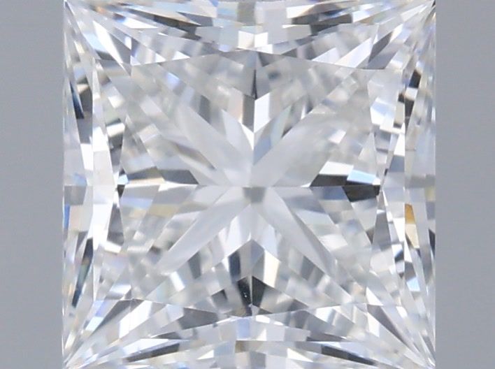 1.06 Carat Princess Shaped, Very Good Cut, E Color, VVS2 Clarity, IGI Certified Lab Grown Diamond