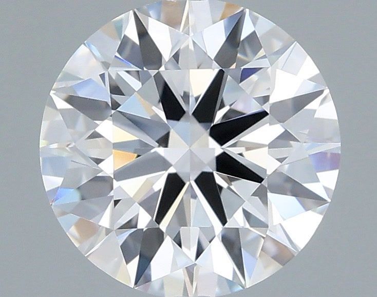 2.10 Carat Round Shaped, Ideal Cut, D Color, VVS2 Clarity, IGI Certified Lab Grown Diamond