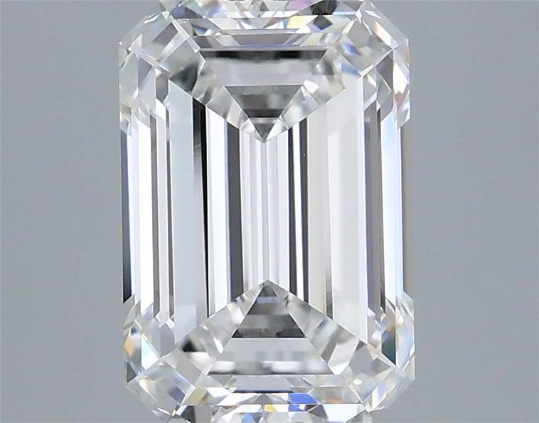3.10 Carat Emerald Shaped, Excellent Cut, E Color, VVS2 Clarity, IGI Certified Lab Grown Diamond