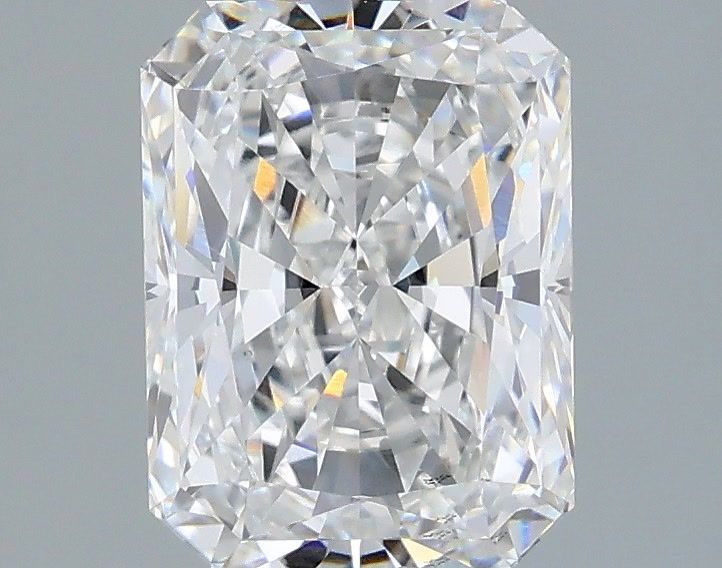 2.10 Carat Radiant Shaped, Ideal Cut, E Color, VS2 Clarity, IGI Certified Lab Grown Diamond