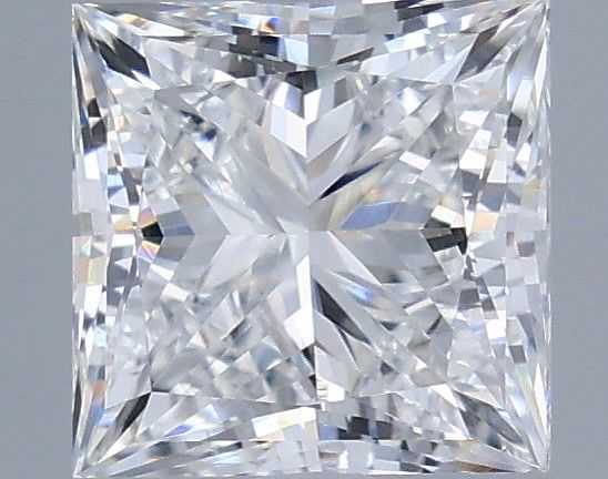 1.04 Carat Princess Shaped, Very Good Cut, D Color, VVS2 Clarity, IGI Certified Lab Grown Diamond