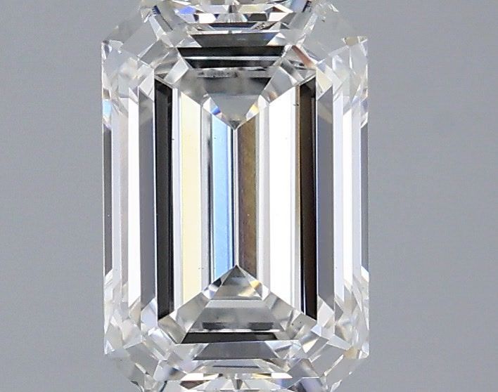2.07 Carat Emerald Shaped, Ideal Cut, F Color, VS1 Clarity, IGI Certified Lab Grown Diamond