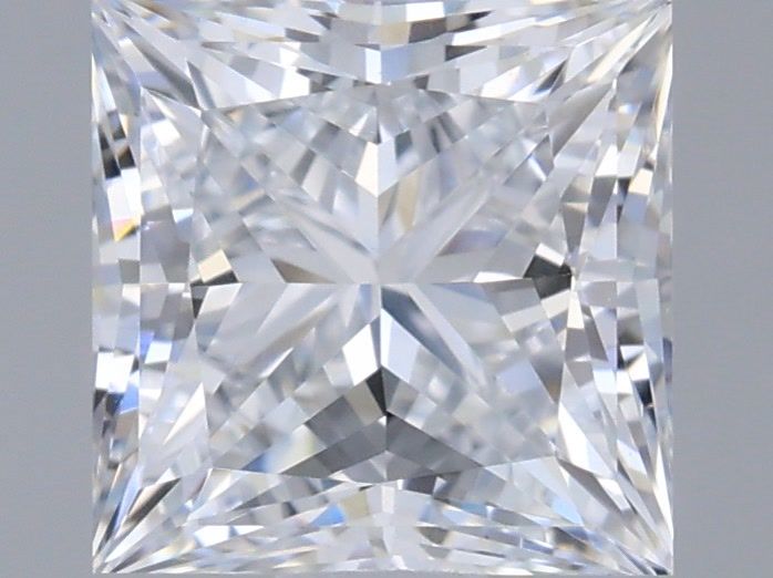 1.03 Carat Princess Shaped, Very Good Cut, D Color, VVS2 Clarity, IGI Certified Lab Grown Diamond
