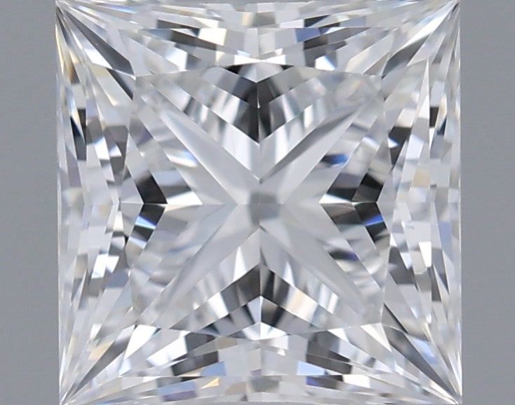 1.30 Carat Princess Shaped, Ideal Cut, D Color, VVS1 Clarity, IGI Certified Lab Grown Diamond