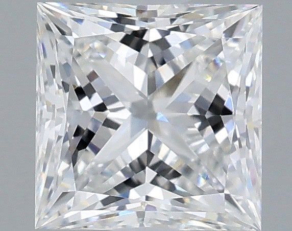 0.77 Carat Princess Shaped, Very Good Cut, D Color, VVS1 Clarity, IGI Certified Lab Grown Diamond