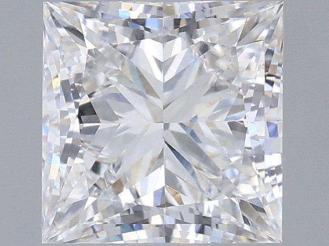 1.01 Carat Princess Shaped, Very Good Cut, E Color, VVS2 Clarity, IGI Certified Lab Grown Diamond