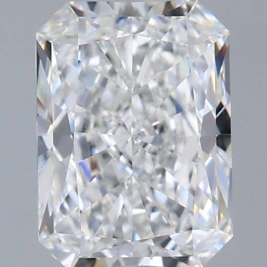 1.53 Carat Radiant Shaped, Very Good Cut, D Color, VVS2 Clarity, IGI Certified Lab Grown Diamond