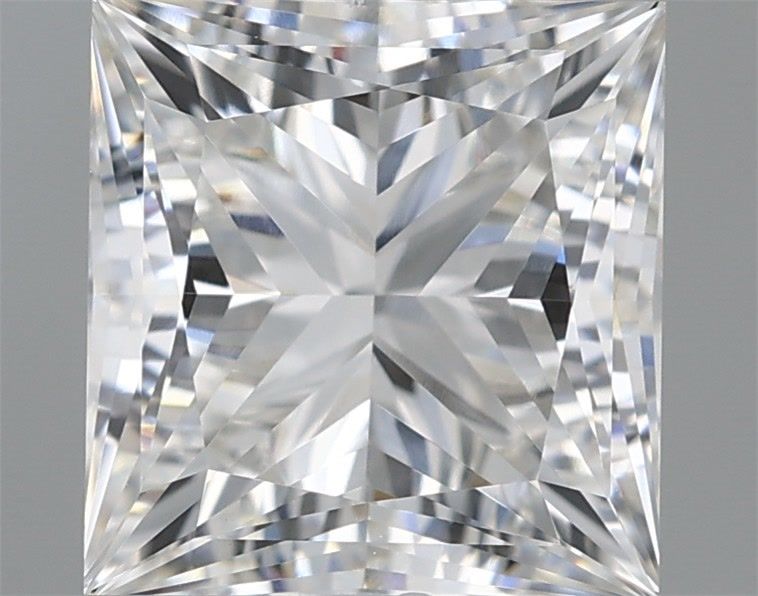 2.80 Carat Princess Shaped, Very Good Cut, F Color, VVS2 Clarity, IGI Certified Lab Grown Diamond