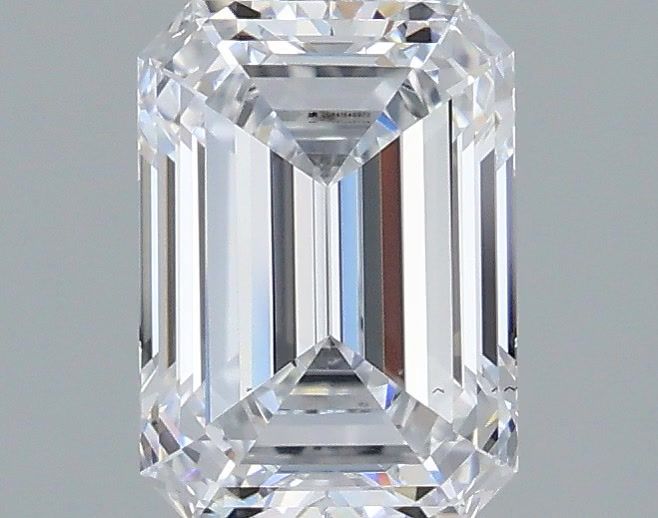 1.64 Carat Emerald Shaped, Ideal Cut, D Color, VS1 Clarity, IGI Certified Lab Grown Diamond