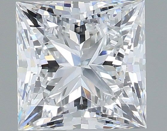 1.10 Carat Princess Shaped, Very Good Cut, D Color, VVS2 Clarity, IGI Certified Lab Grown Diamond