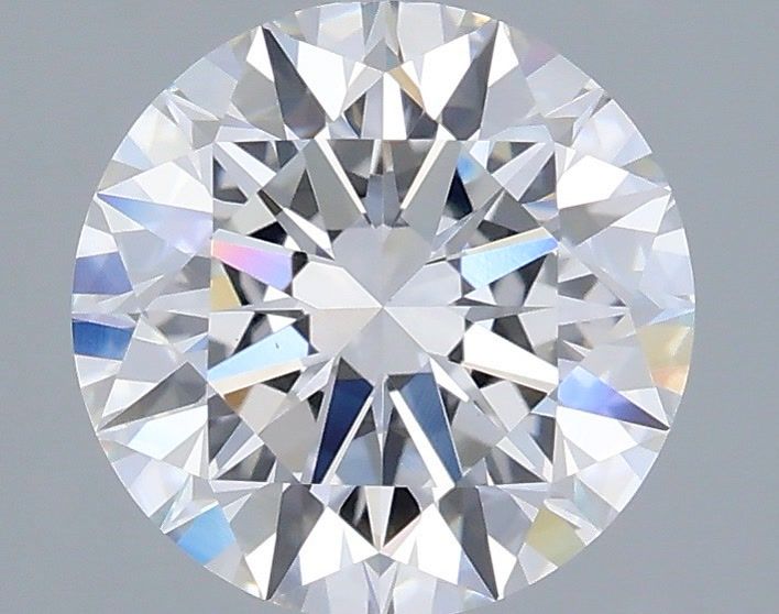 2.06 Carat Round Shaped, Ideal Cut, E Color, VVS1 Clarity, IGI Certified Lab Grown Diamond
