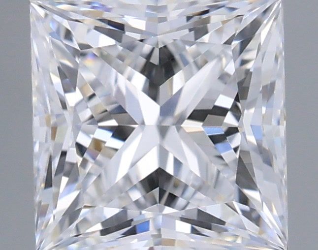 0.94 Carat Princess Shaped, Ideal Cut, D Color, VVS1 Clarity, IGI Certified Lab Grown Diamond