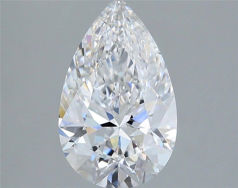 2.24 Carat Pear Shaped, Excellent Cut, D Color, VVS2 Clarity, IGI Certified Lab Grown Diamond