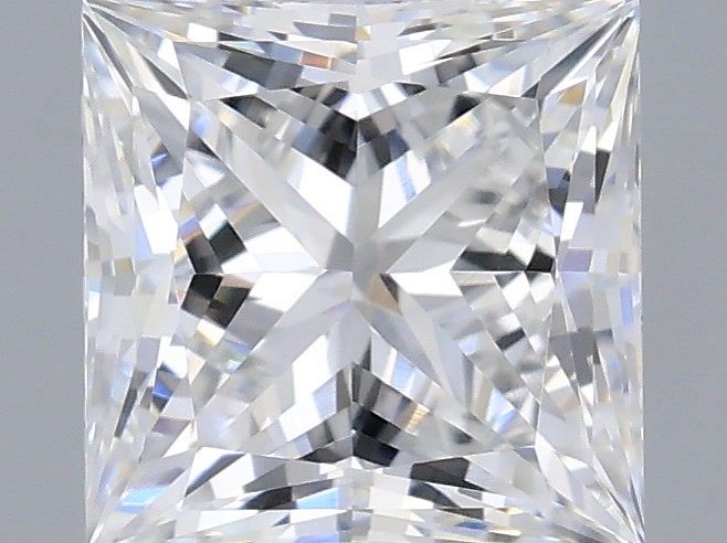0.76 Carat Princess Shaped, Very Good Cut, E Color, VVS1 Clarity, IGI Certified Lab Grown Diamond