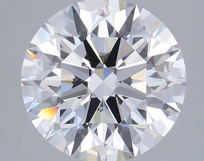 2.51 Carat Round Shaped, Ideal Cut, D Color, SI1 Clarity, IGI Certified Lab Grown Diamond