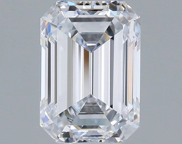 1.56 Carat Emerald Shaped, Ideal Cut, E Color, VVS2 Clarity, IGI Certified Lab Grown Diamond
