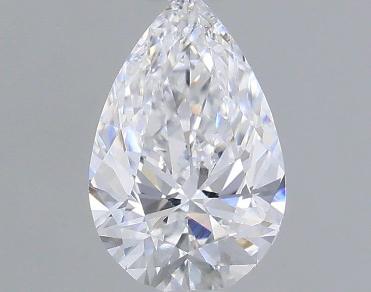 0.50 Carat Pear Shaped, Ideal Cut, D Color, VVS2 Clarity, IGI Certified Lab Grown Diamond