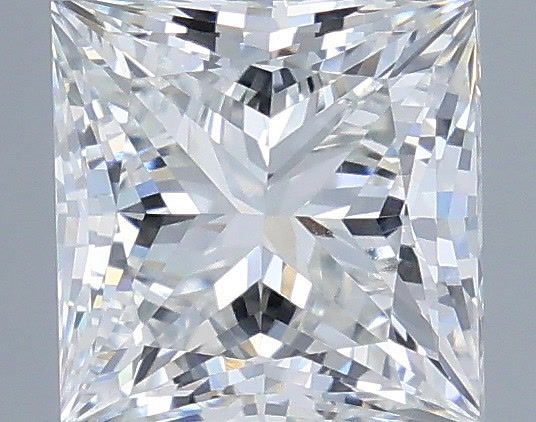 1.04 Carat Princess Shaped, Very Good Cut, E Color, VVS2 Clarity, IGI Certified Lab Grown Diamond