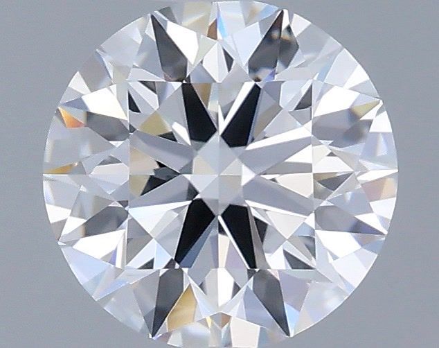 1.08 Carat Round Shaped, Ideal Cut, D Color, VVS2 Clarity, IGI Certified Lab Grown Diamond