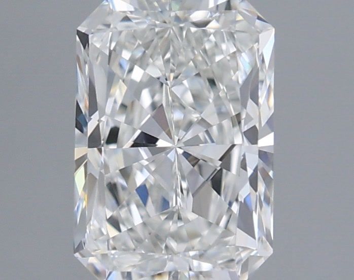 1.00 Carat Radiant Shaped, Excellent Cut, E Color, VVS2 Clarity, IGI Certified Lab Grown Diamond