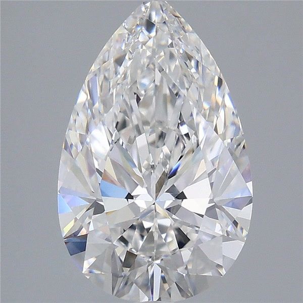 4.10 Carat Pear Shaped, Ideal Cut, E Color, VVS1 Clarity, IGI Certified Lab Grown Diamond