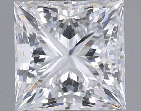 1.04 Carat Princess Shaped, Ideal Cut, D Color, VVS2 Clarity, IGI Certified Lab Grown Diamond