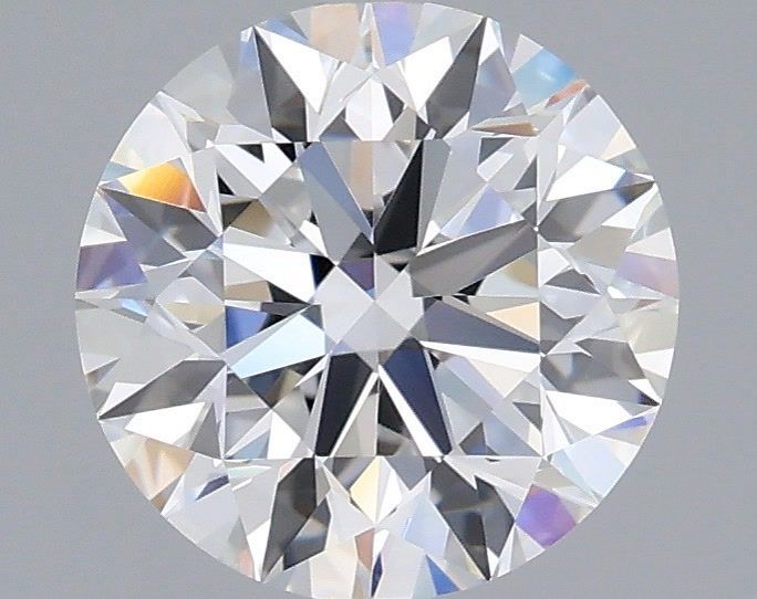 1.74 Carat Round Shaped, Excellent Cut, D Color, VVS2 Clarity, IGI Certified Lab Grown Diamond