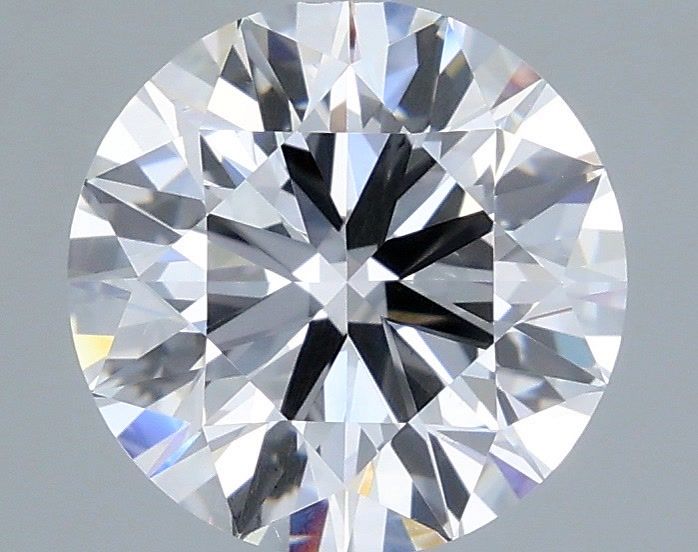 2.54 Carat Round Shaped, Ideal Cut, D Color, VS2 Clarity, IGI Certified Lab Grown Diamond