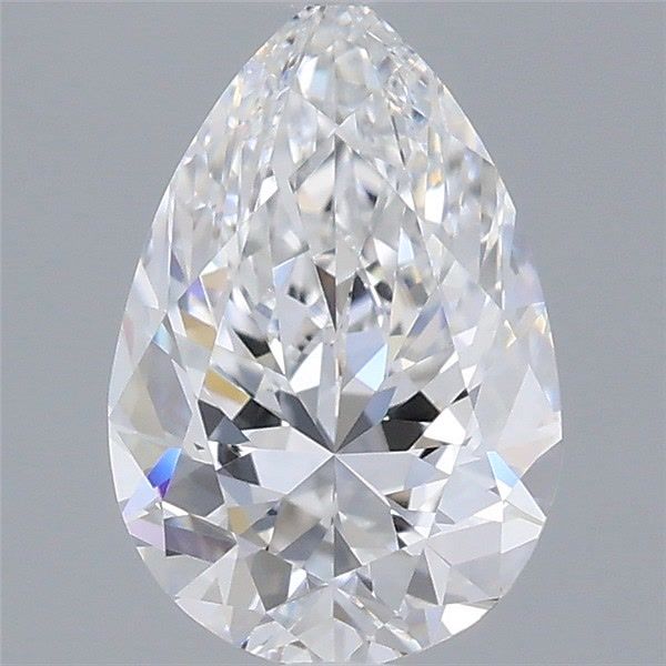 1.01 Carat Pear Shaped, Very Good Cut, D Color, VVS2 Clarity, IGI Certified Lab Grown Diamond
