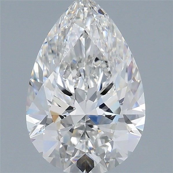 1.60 Carat Pear Shaped, Ideal Cut, E Color, VVS2 Clarity, IGI Certified Lab Grown Diamond