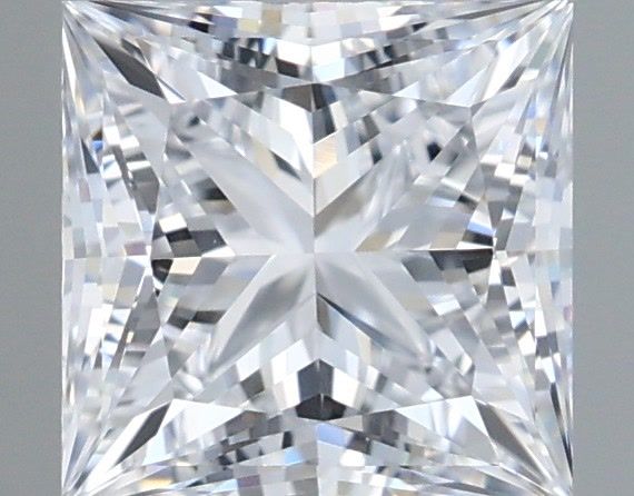 1.27 Carat Princess Shaped, Ideal Cut, D Color, IF Clarity, IGI Certified Lab Grown Diamond