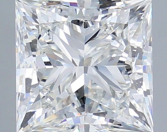 3.01 Carat Princess Shaped, Ideal Cut, G Color, VS1 Clarity, IGI Certified Lab Grown Diamond