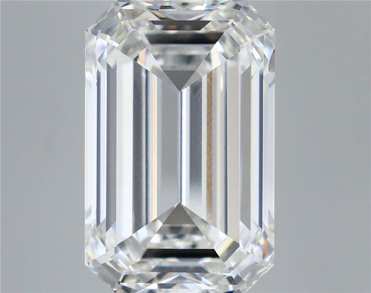 15.08 Carat Emerald Shaped, Very Good Cut, F Color, VVS2 Clarity, IGI Certified Lab Grown Diamond