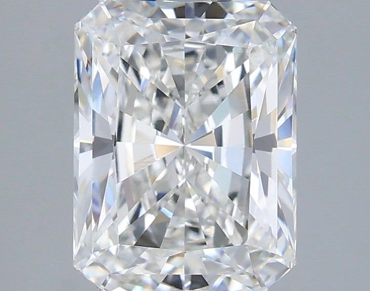 2.05 Carat Radiant Shaped, Ideal Cut, E Color, VVS2 Clarity, IGI Certified Lab Grown Diamond