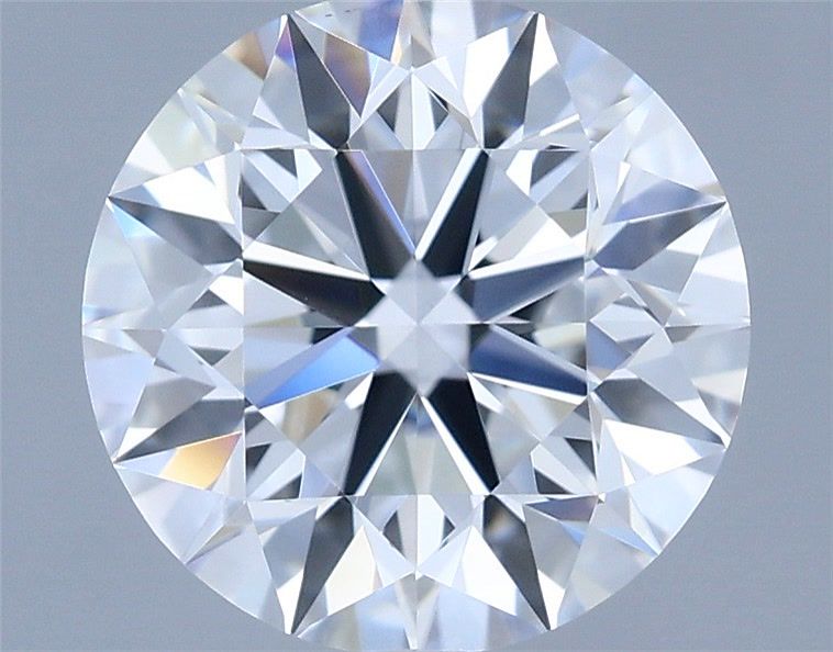1.28 Carat Round Shaped, Excellent Cut, D Color, VVS2 Clarity, IGI Certified Lab Grown Diamond