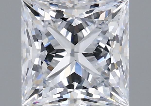 1.26 Carat Princess Shaped, Ideal Cut, E Color, IF Clarity, IGI Certified Lab Grown Diamond