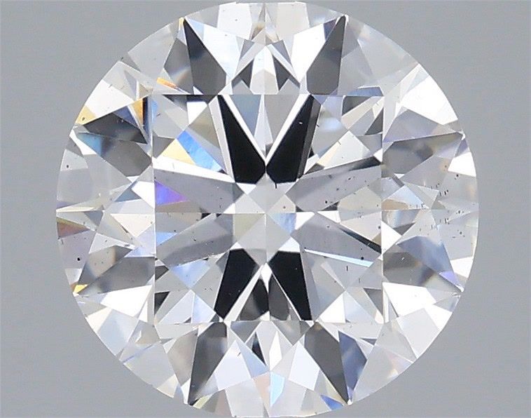 3.02 Carat Round Shaped, Ideal Cut, E Color, SI1 Clarity, IGI Certified Lab Grown Diamond