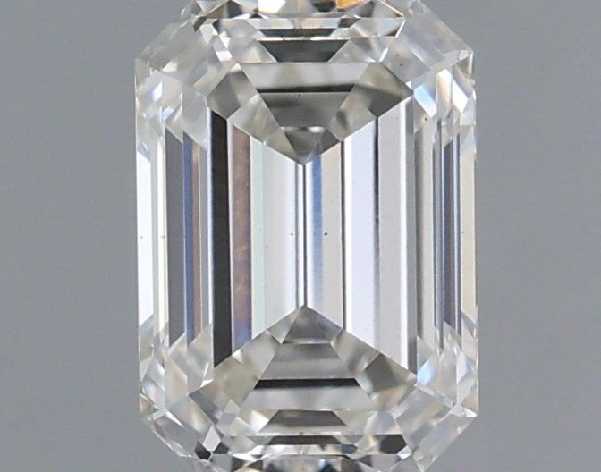1.10 Carat Emerald Shaped, Ideal Cut, G Color, VS1 Clarity, IGI Certified Lab Grown Diamond